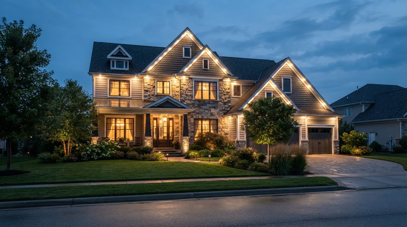 For homes in Grosse Ile that want year-round accent light. in Grosse Ile, MI