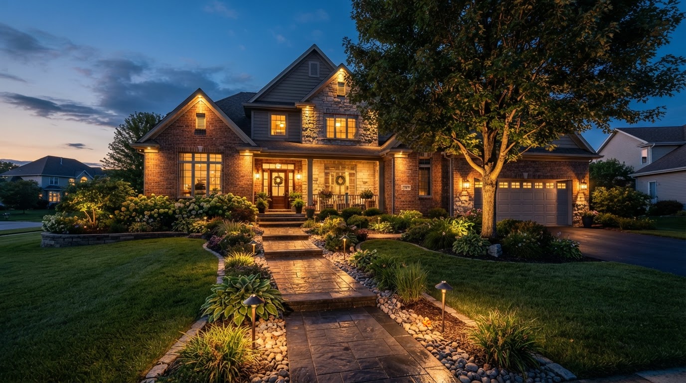 Curb appeal that lasts after sunset in Lambertville. in Lambertville, MI