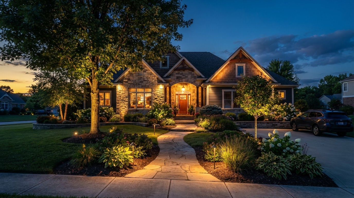 Curb appeal that lasts after sunset in Grand Rapids. in Grand Rapids, OH