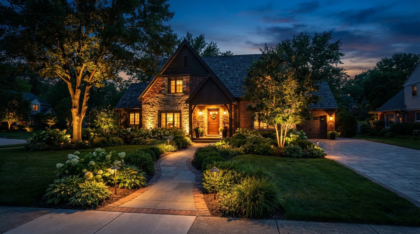 Curb appeal that lasts after sunset in Grosse Ile. in Grosse Ile, MI