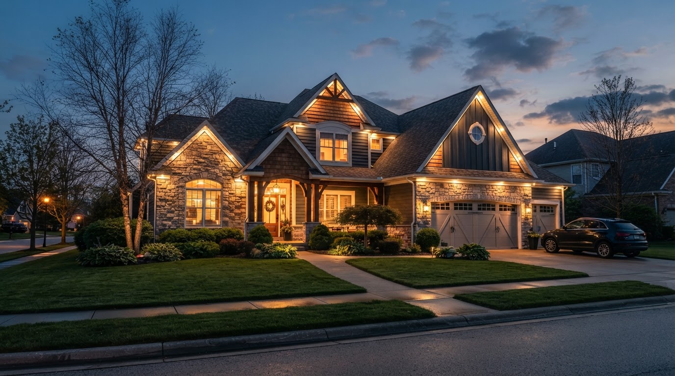 For homes in Genoa that want year-round accent light. in Genoa, OH