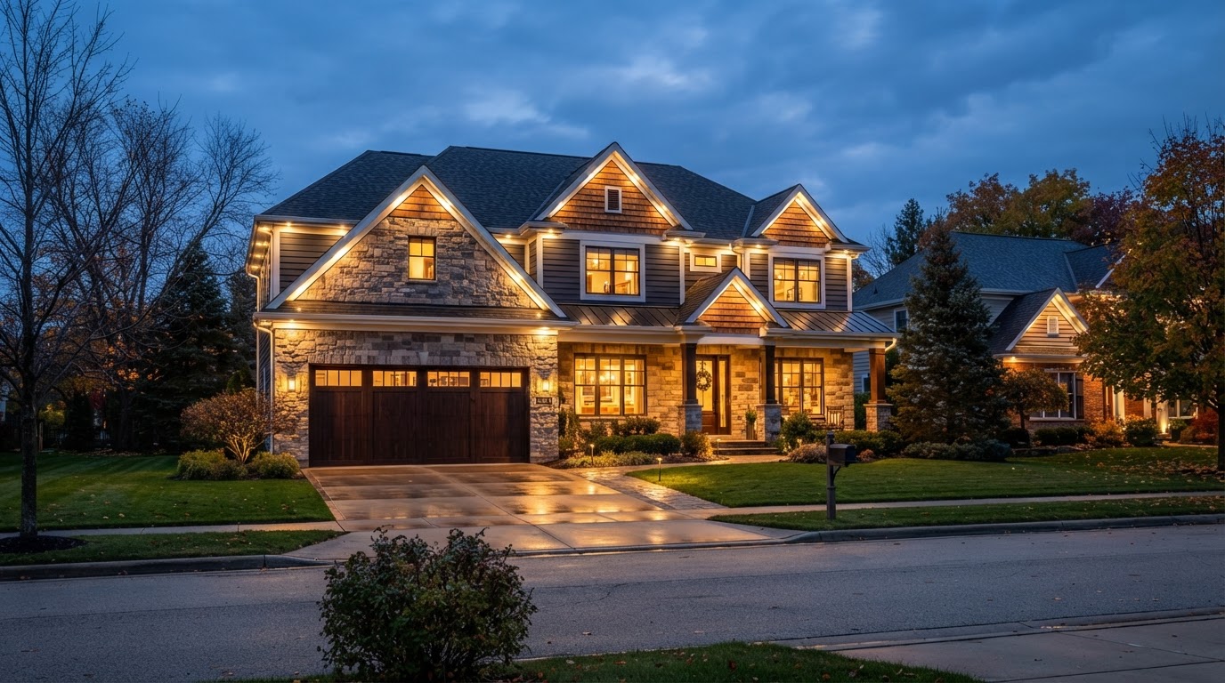 For homes in Woodhaven that want year-round accent light. in Woodhaven, MI