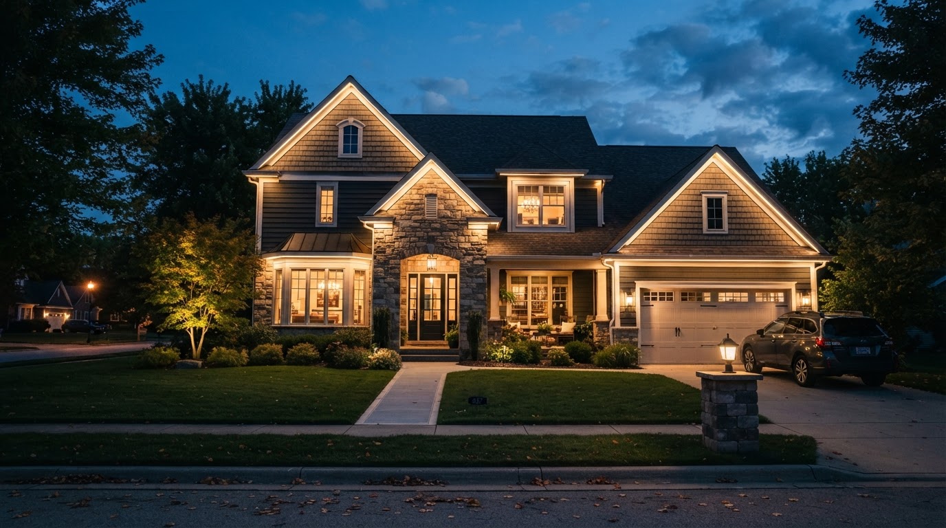 For homes in Adrian that want year-round accent light. in Adrian, MI