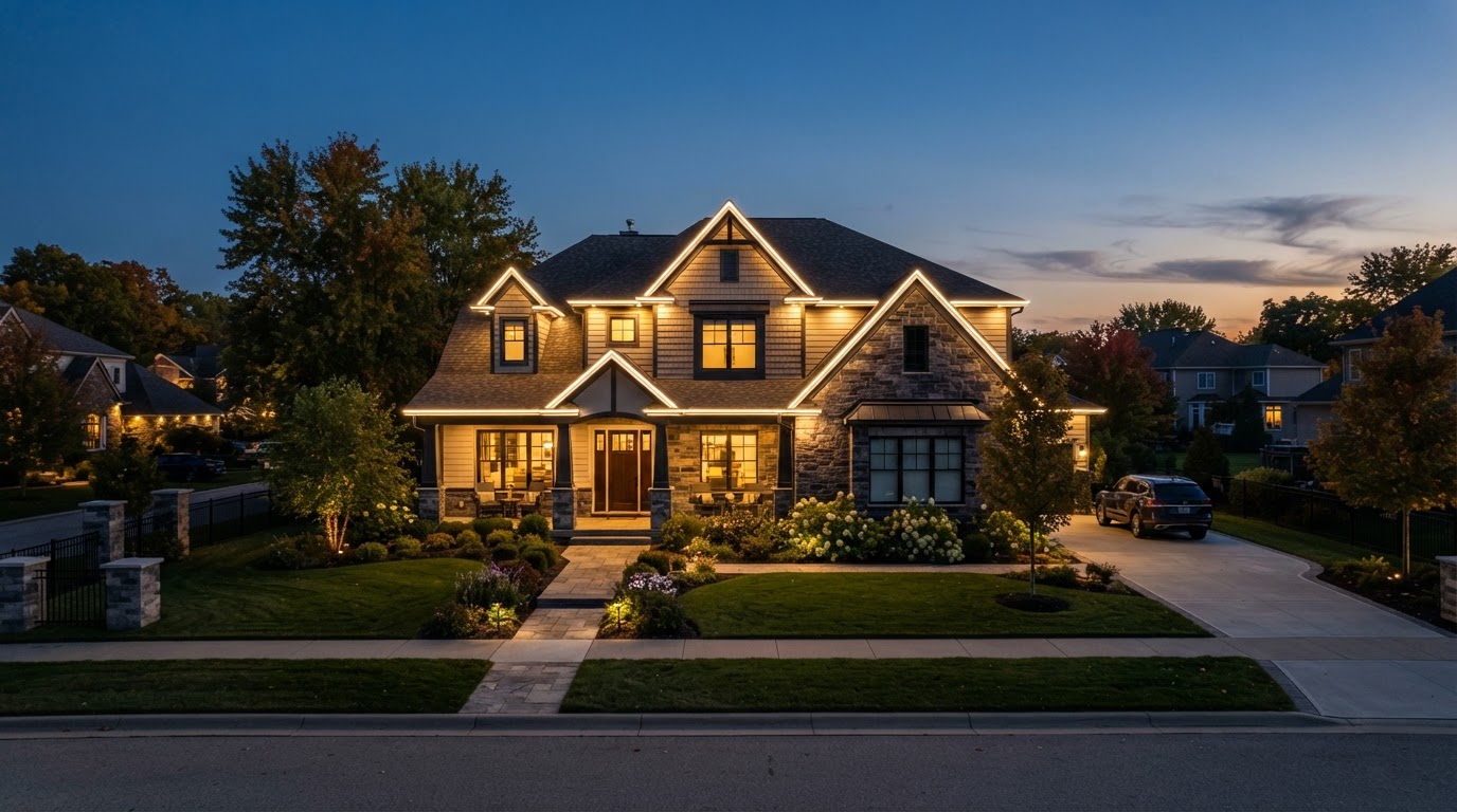 For homes in Tecumseh that want year-round accent light. in Tecumseh, MI