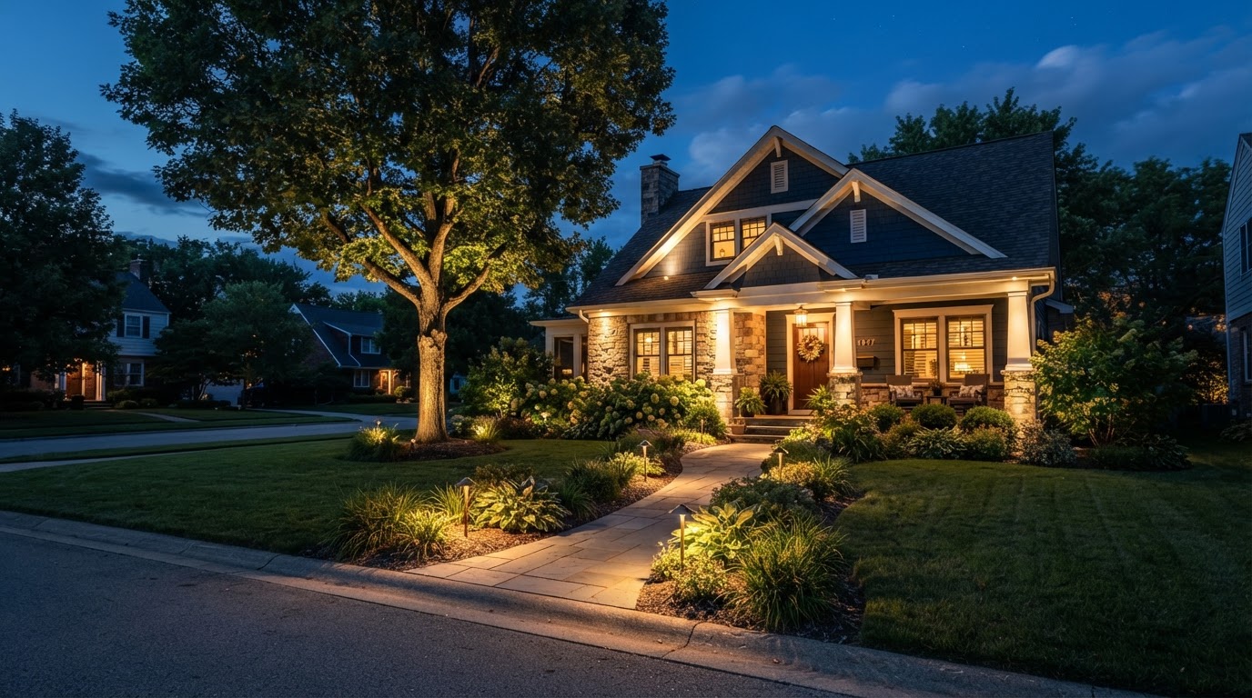 Curb appeal that lasts after sunset in Ypsilanti. in Ypsilanti, MI