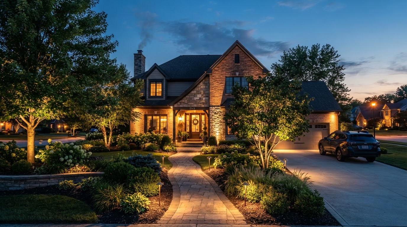 Curb appeal that lasts after sunset in Northwood. in Northwood, OH