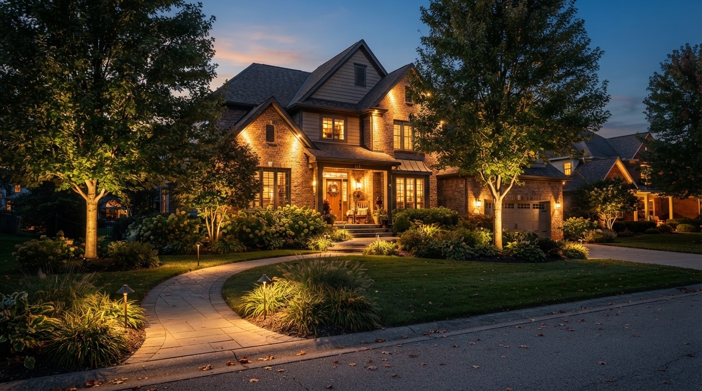 Curb appeal that lasts after sunset in Delta. in Delta, OH