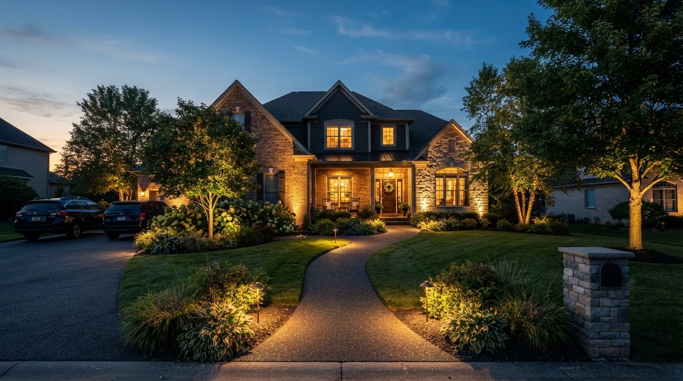 Curb appeal that lasts after sunset in Monclova. in Monclova, OH