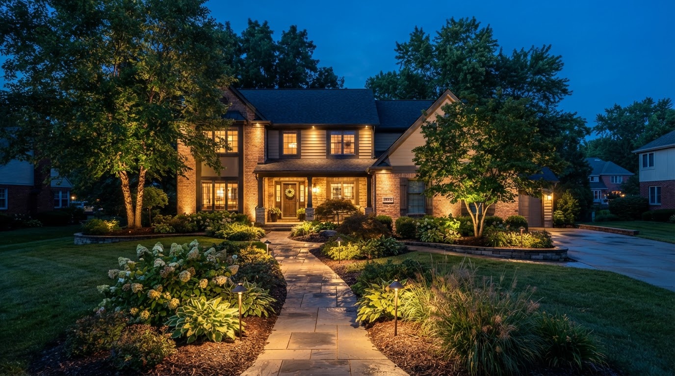Curb appeal that lasts after sunset in Perrysburg. in Perrysburg, OH