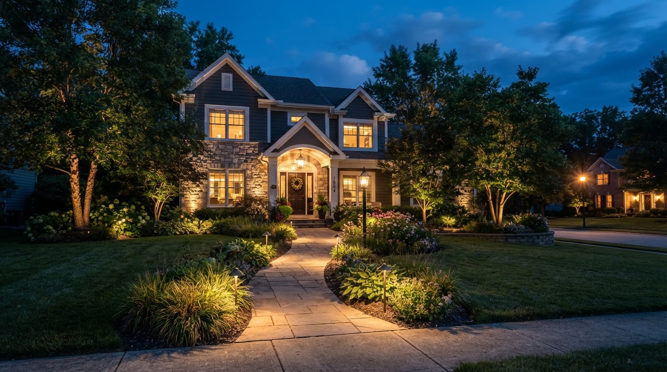 Curb appeal that lasts after sunset in Whitehouse. in Whitehouse, OH