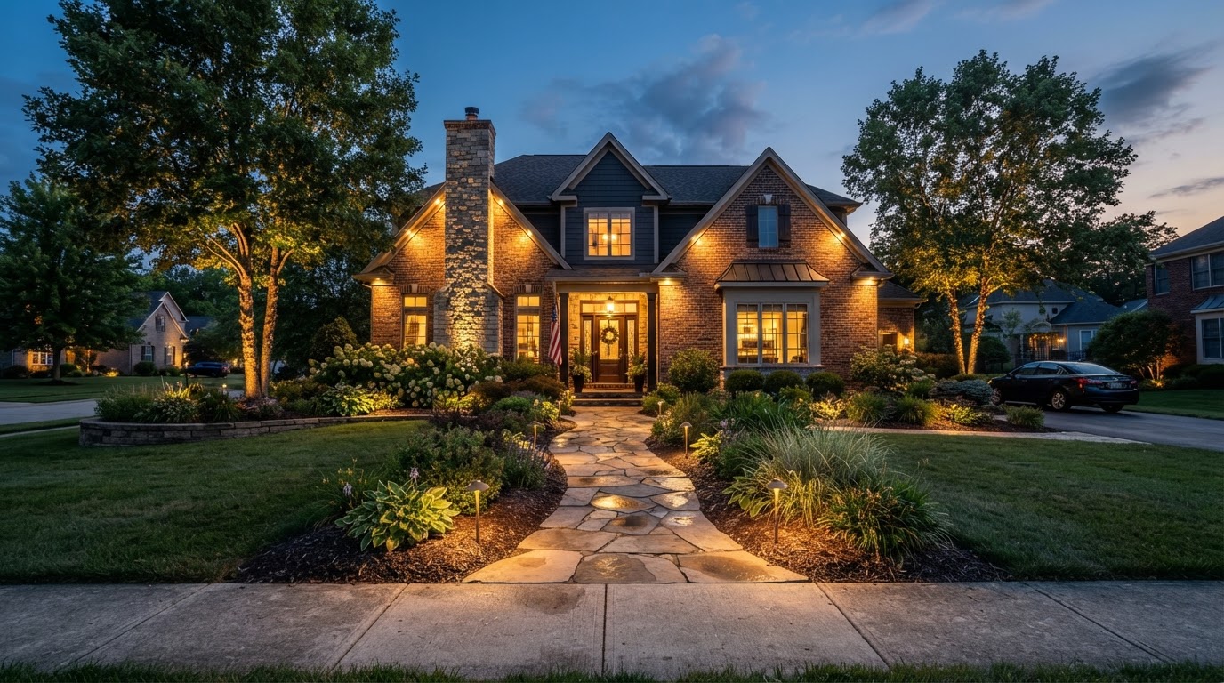 Curb appeal that lasts after sunset in Rossford. in Rossford, OH