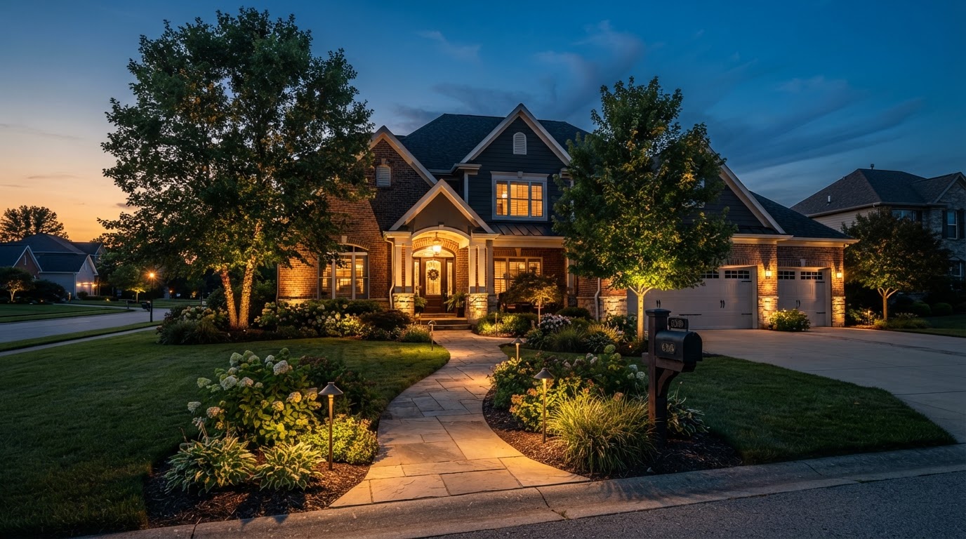 Curb appeal that lasts after sunset in Sylvania. in Sylvania, OH